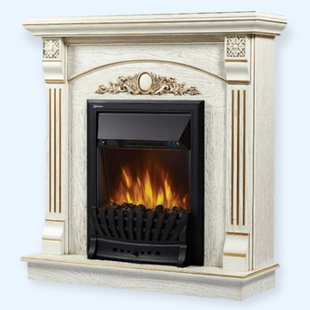 Barocco Classic шпон белый дуб с золотой патиной (1294117) Firelight Портал